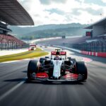 Pilotos en acción durante el GP de Australia 2023