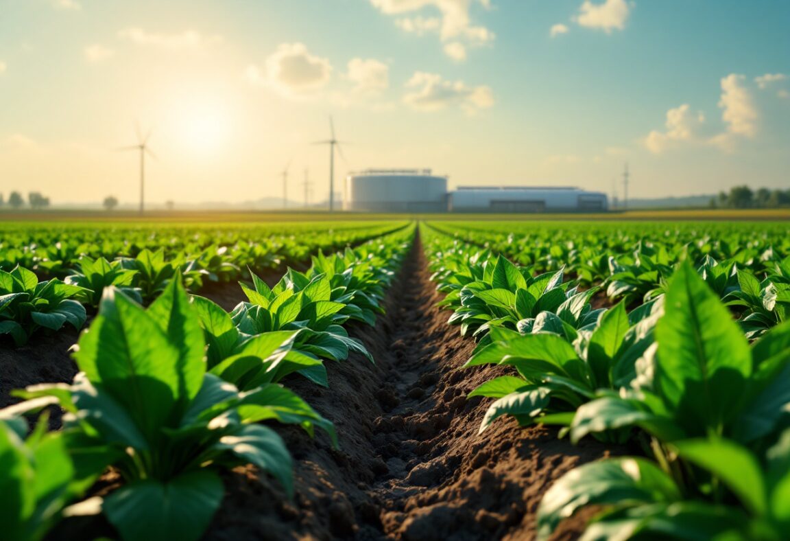 Immagine che rappresenta il futuro del hidrógeno verde in agricoltura