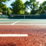 Fred Stolle, leyenda del tenis australiano, en acción