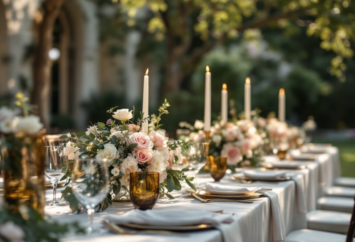 Decoración única para bodas memorables