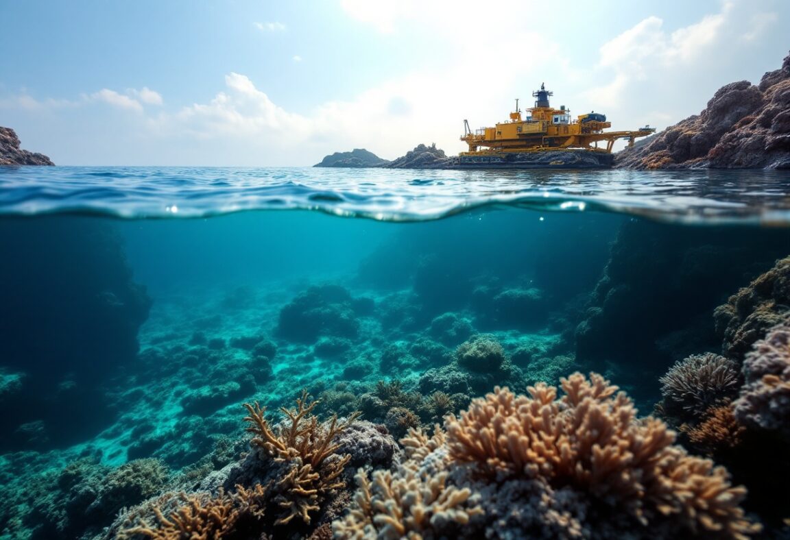 Attività di minería submarina e il suo impatto ambientale