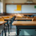 Studenti in aula durante la pandemia di COVID-19