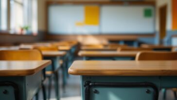 Studenti in aula durante la pandemia di COVID-19