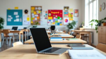 Studente che utilizza il linguaggio in aula