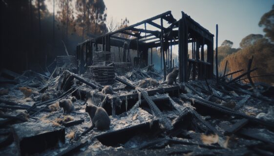 Incendio devastante in un rifugio per gatti a Cartagena