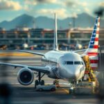 Pasajeros evacuados de un avión en llamas en Denver