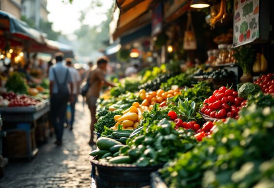 Grafico sull'inflazione dei prezzi alimentari in Brasile