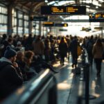 Treno fermo a Parigi a causa di una bomba della Seconda Guerra Mondiale