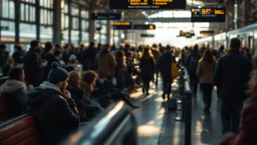 Treno fermo a Parigi a causa di una bomba della Seconda Guerra Mondiale