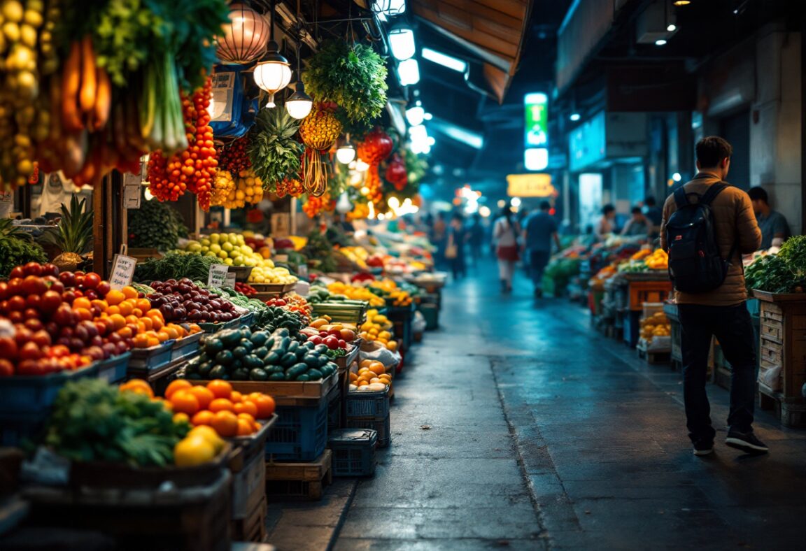 Cittadini cinesi in una città moderna dopo la pandemia