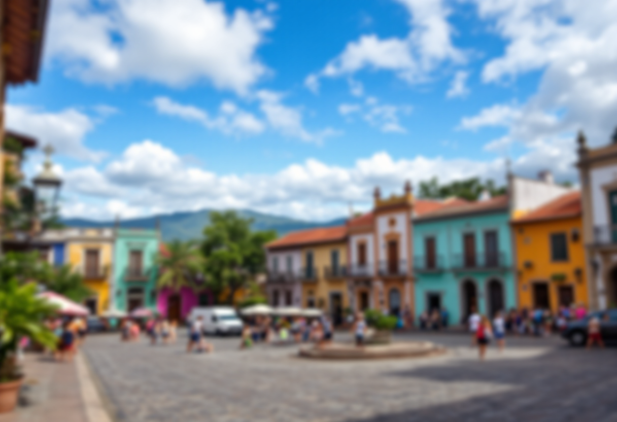 Vista panoramica di San Cristóbal de La Laguna a Tenerife