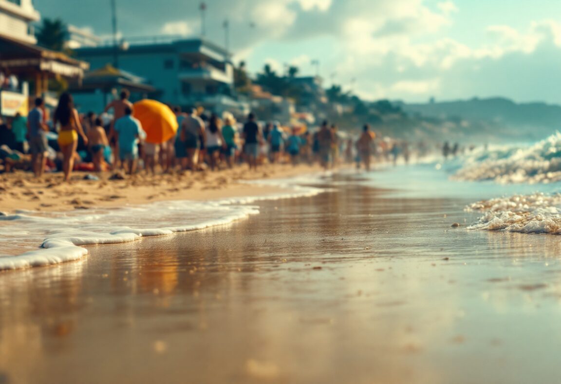 Immagine della manifestazione di Bolsonaro a Copacabana