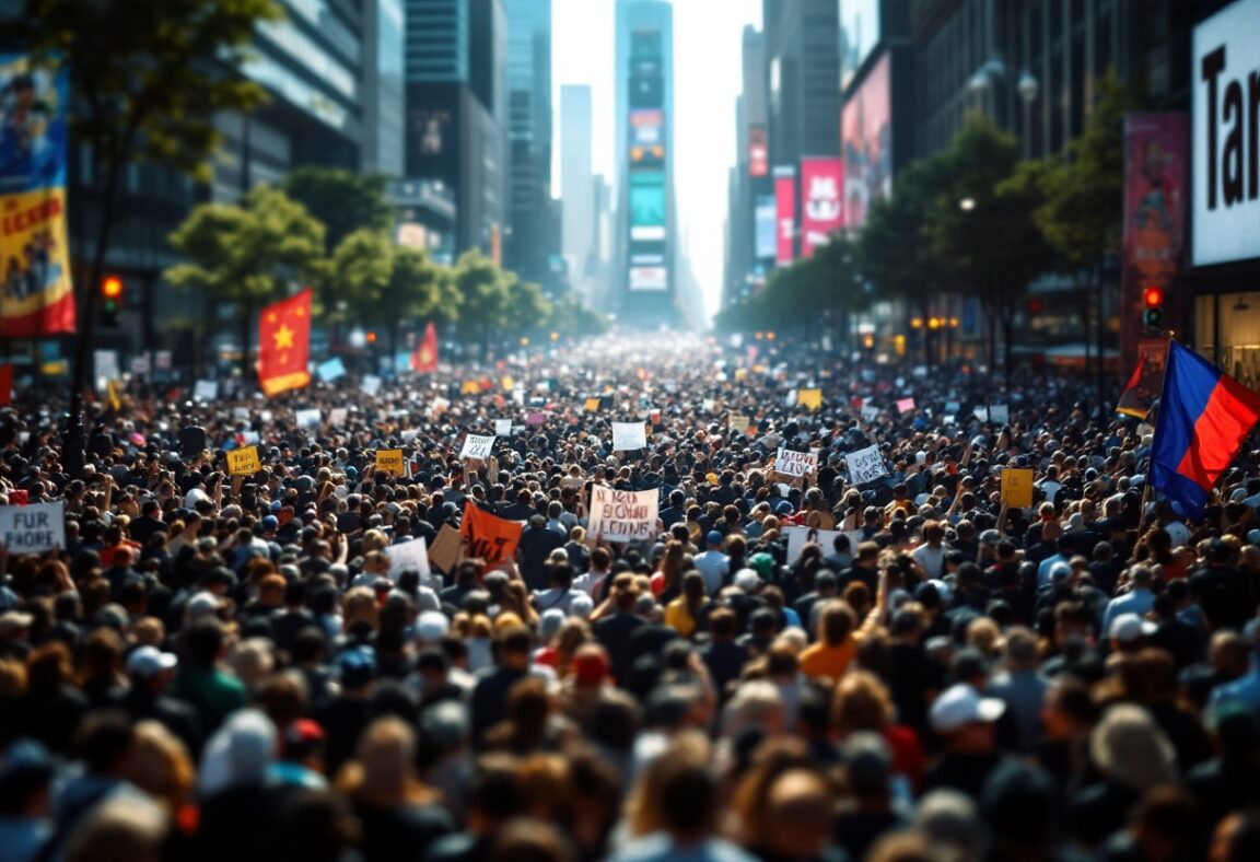 Manifestantes en La Plata chiedono giustizia e sicurezza