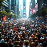 Manifestantes en La Plata chiedono giustizia e sicurezza