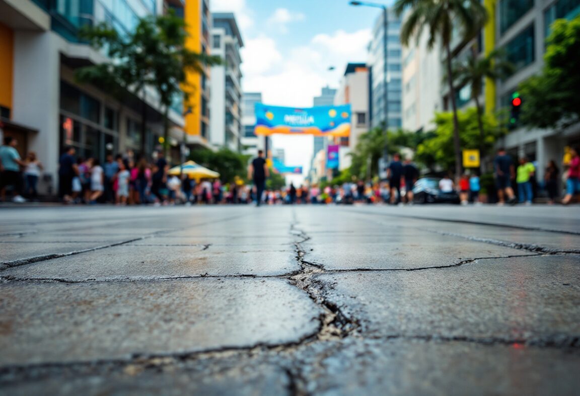 Preparativi a Medellín per le marchas del 18 marzo