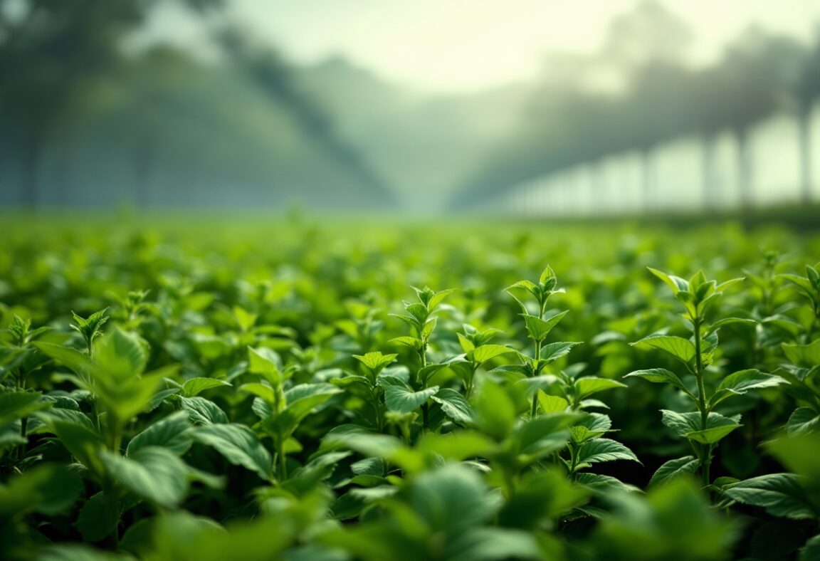 Microplásticos afectando el crecimiento de plantas