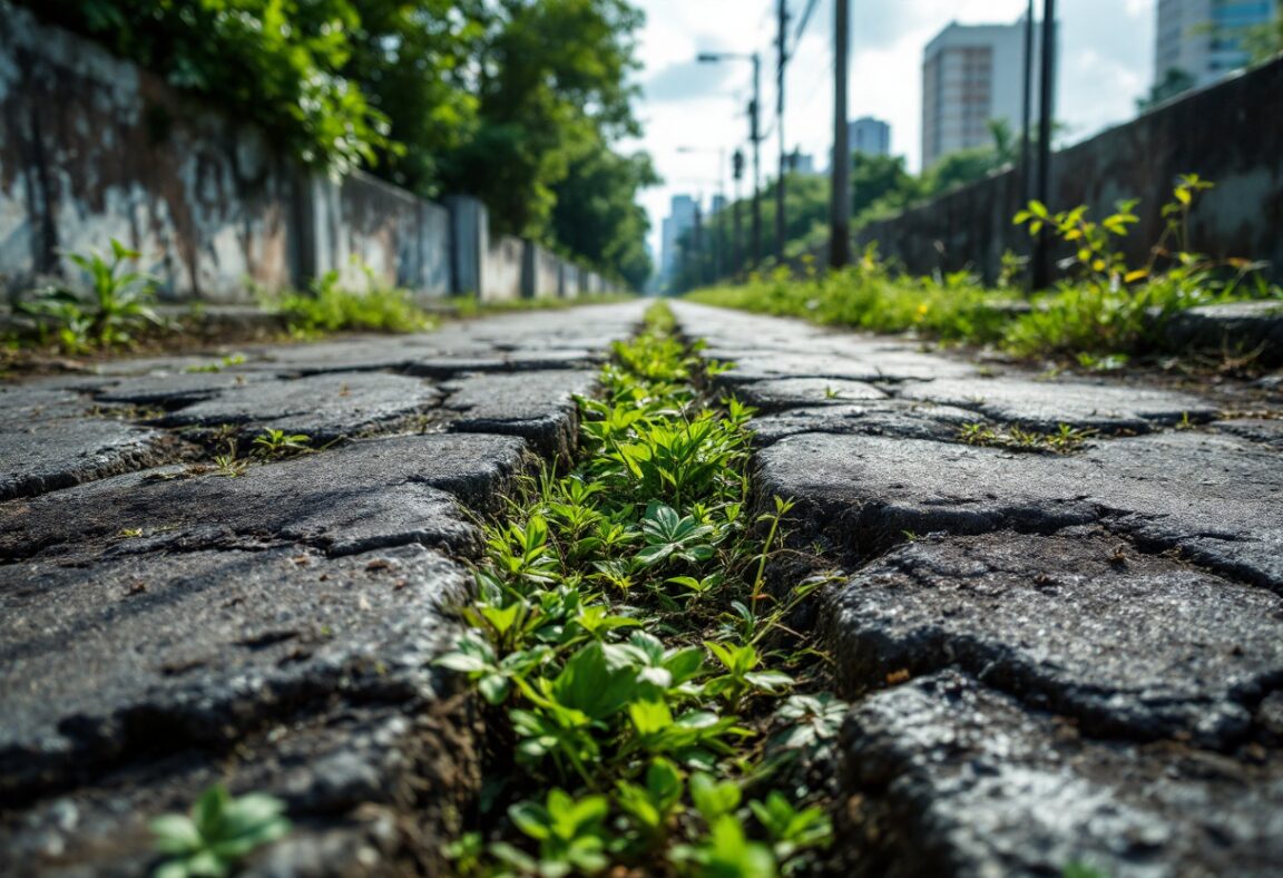 Immagine della minicracolândia a São Paulo con persone in difficoltà