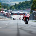 Piloti in azione durante il MotoGP a Termas de Río Hondo