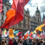 Manifestación en defensa de los derechos de los jubilados