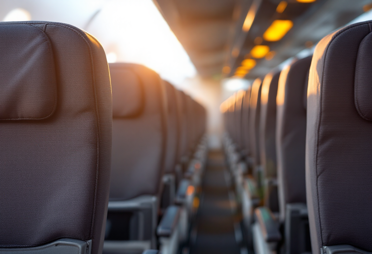 Mujer afectada por coágulo después de un vuelo largo
