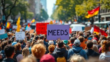 Mujeres manifestándose por sus derechos y seguridad