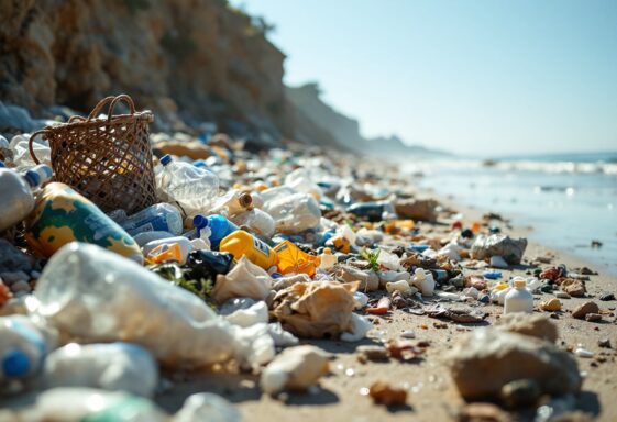 Immagine che rappresenta negoziazioni per combattere la plastica