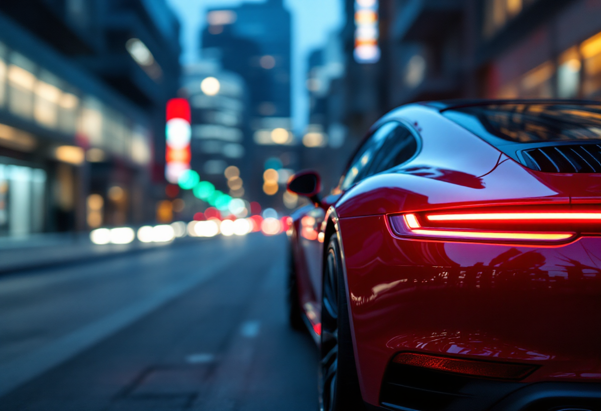 Porsche 911 2023 con diseño moderno y tecnología eléctrica