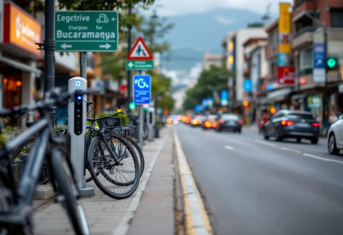 Immagine delle nuove misure di transito a Bucaramanga