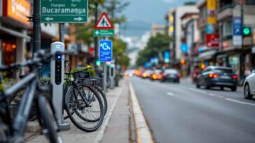 Immagine delle nuove misure di transito a Bucaramanga