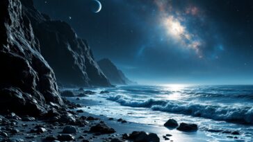 Immagine di oceani extraterrestri e acqua come vita