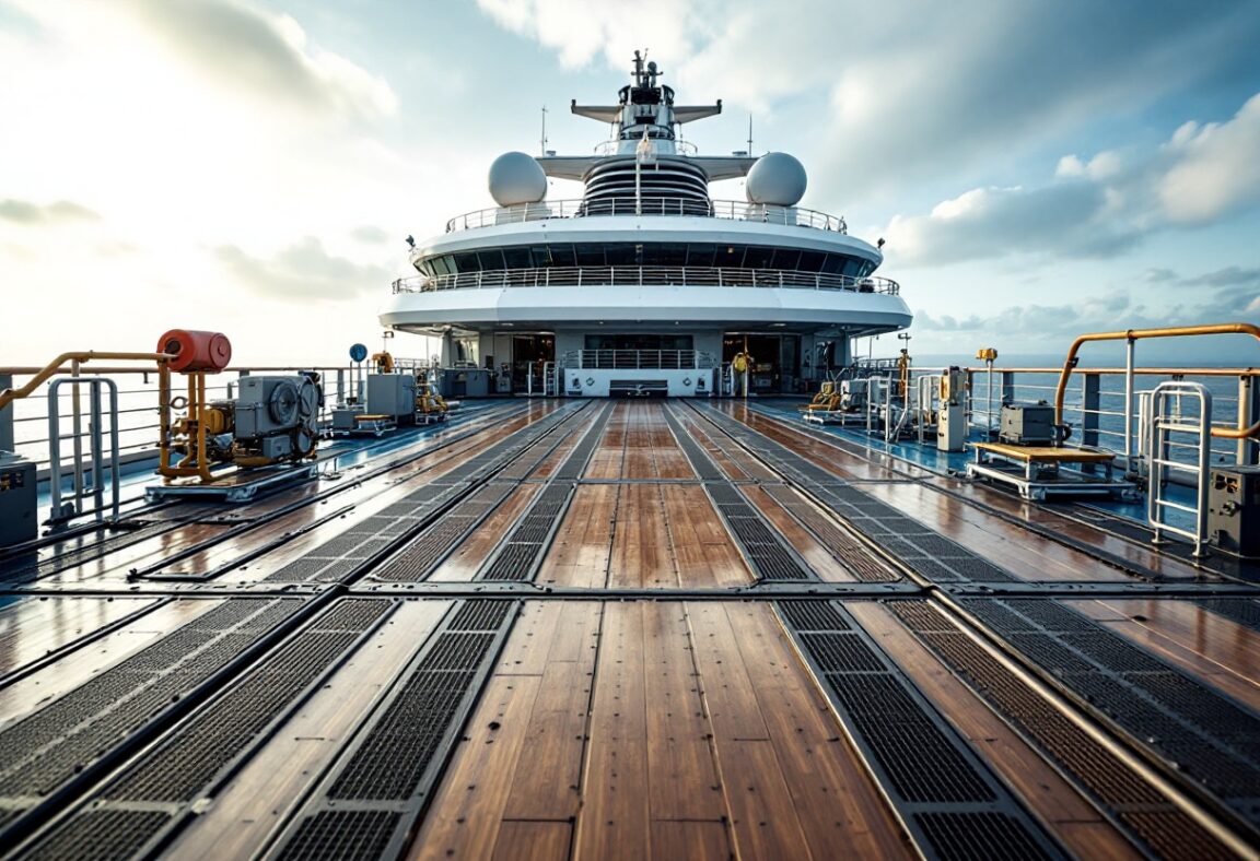 Trabajadores en un crucero disfrutando de la vida a bordo