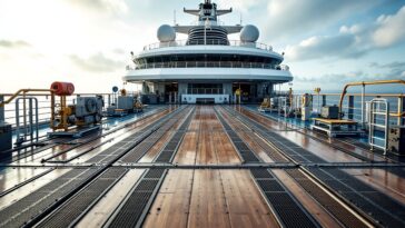 Trabajadores en un crucero disfrutando de la vida a bordo