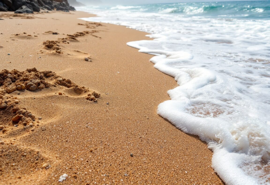 Spiaggia cilena minacciata dal cambiamento climatico