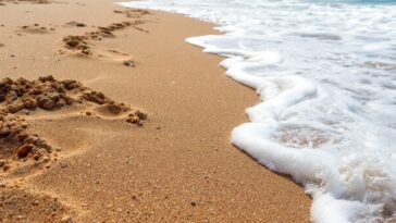 Spiaggia cilena minacciata dal cambiamento climatico