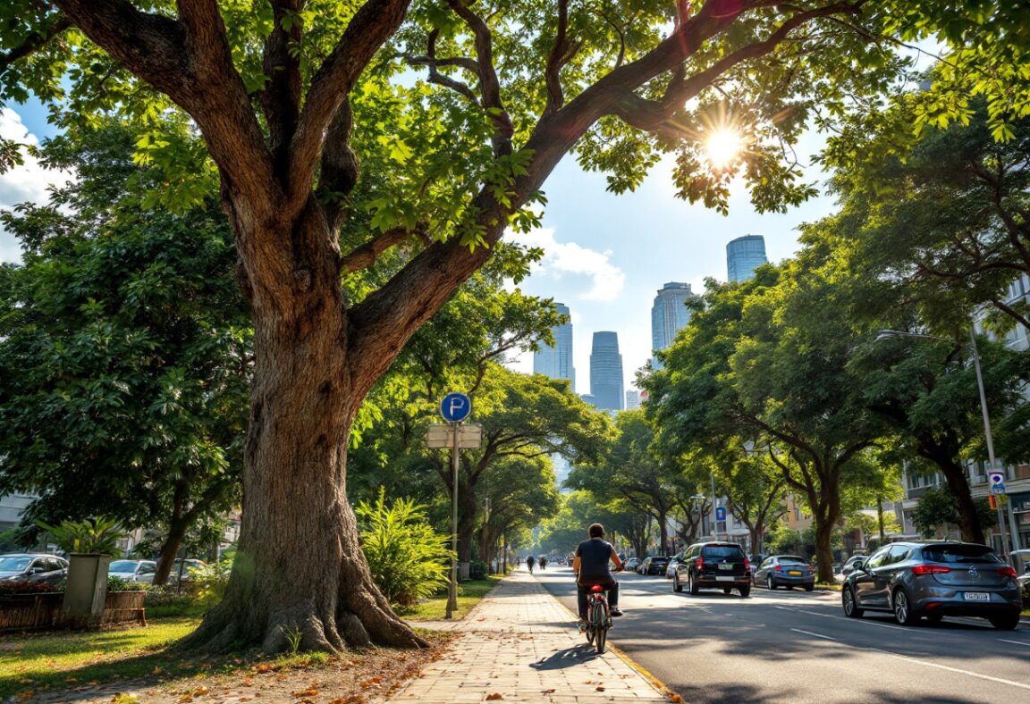 Meteo a São Paulo con sole e nuvole temporalesche