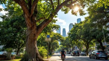 Meteo a São Paulo con sole e nuvole temporalesche