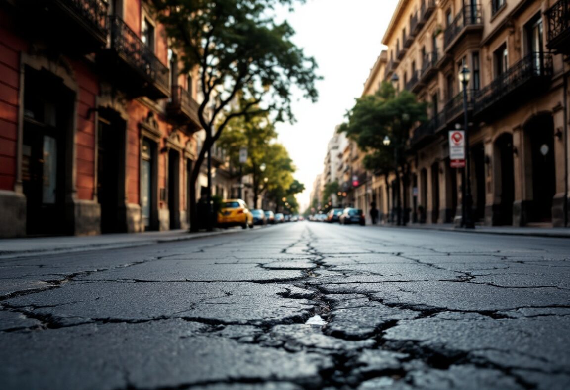 Marcha de jubilados en Buenos Aires con pancartas