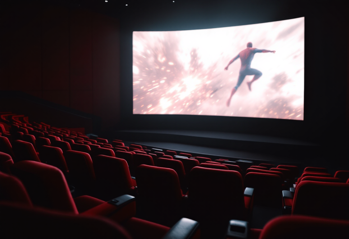 Ramiro Alanis con il suo record di visioni di Spider-Man