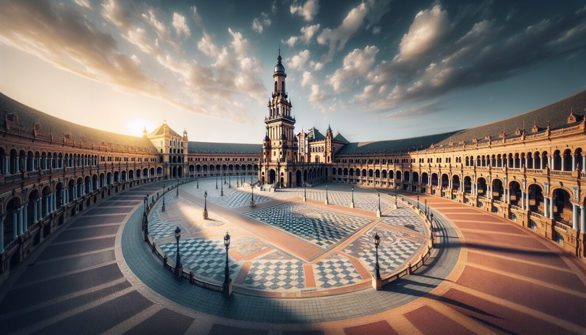 Vista de la Plaza de España tras su recuperación urbana