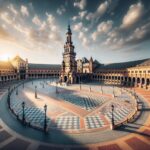 Vista de la Plaza de España tras su recuperación urbana