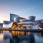 Installazione di Refik Anadol al Guggenheim Bilbao con AI