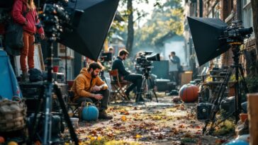 Rodrigo Teixeira en un set de filmación brasileño