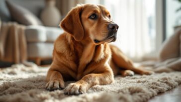 Sean Lowe con il suo cane dopo l'attacco