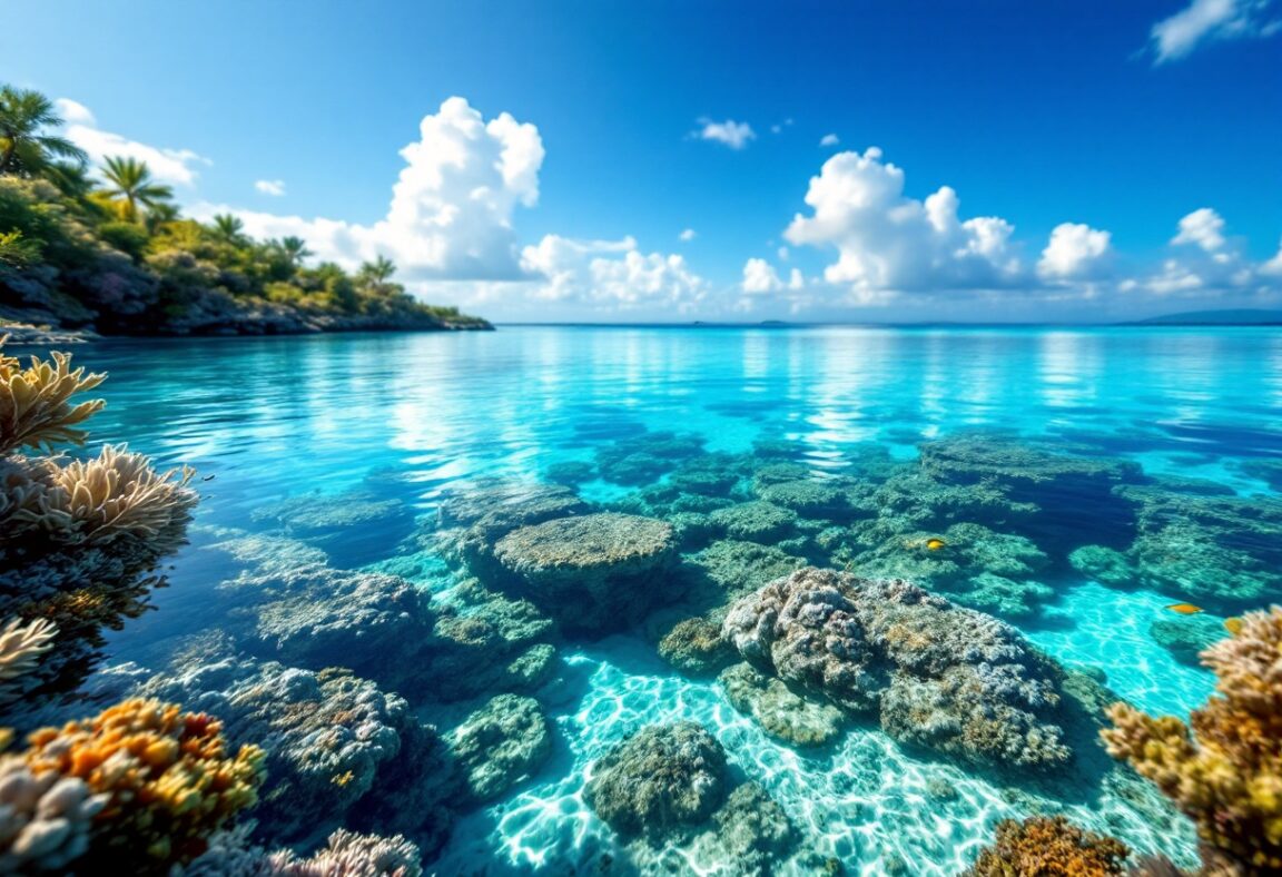 Snorkel con Trump durante l'evento di Palau per il clima