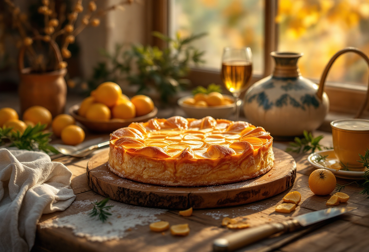 Deliciosa tarta de las monjas, un postre italiano sin gluten