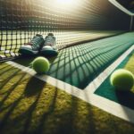 Jugadores argentinos de tenis en acción durante la gira 2025