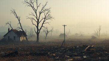 Tornado devastador en Estados Unidos causando destrucción