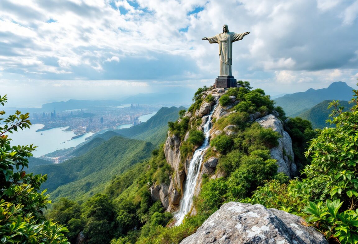 Cristo Redentor con vista panoramica e notizie di tragedia