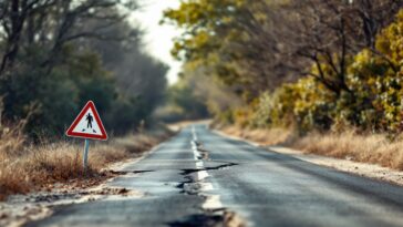 Immagine di un incidente stradale devastante