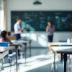 Estudiantes en aula aprendiendo sobre tecnología segura